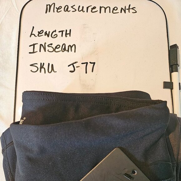 90 Degree By Reflex Black Yoga Stretch Legging Workout Athletic Pants S NWT - Picture 12 of 12